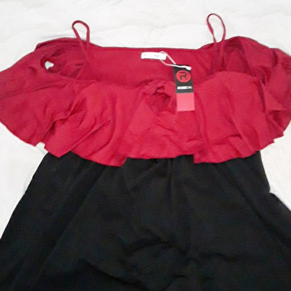 Red and black rosegal shirt